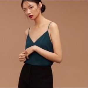 Babaton Everly camisole in dark green